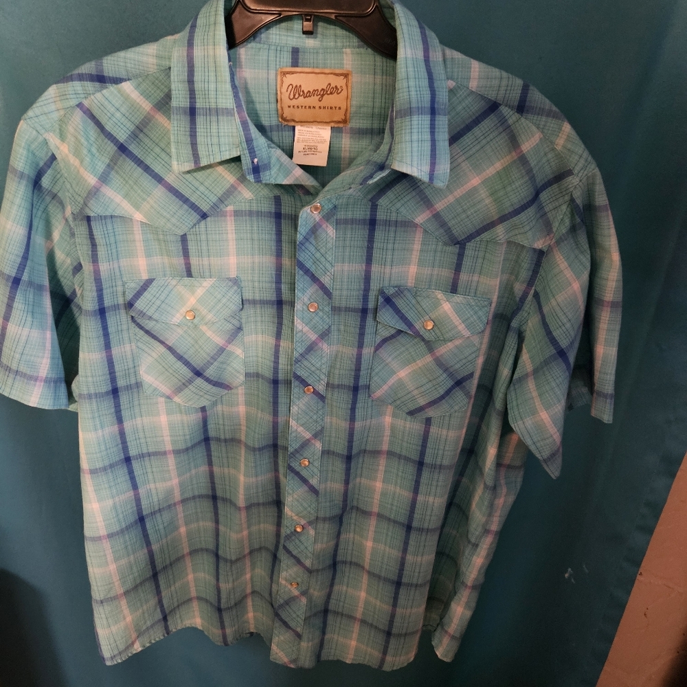 Wrangler Western Style Short Sleeve Shirt